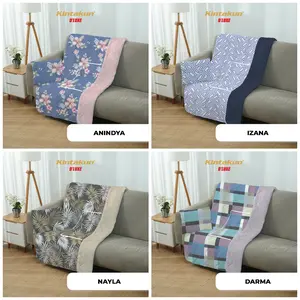 Kintakun New Bantal Selimut Mini / Selimut Travel Lembut Blanket Dluxe Uk. 100x150 cm