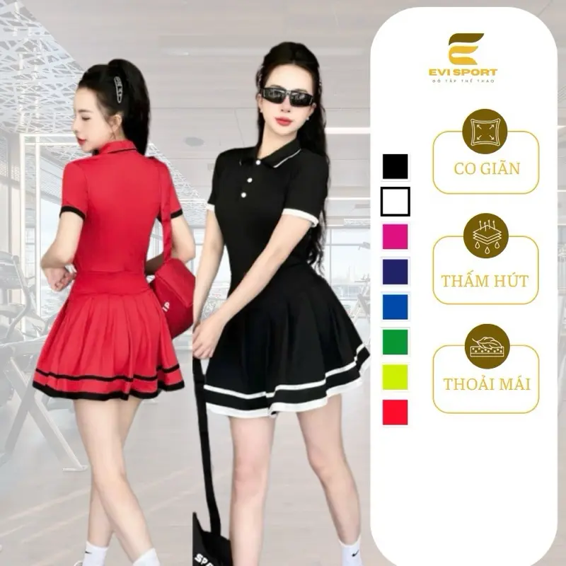 Set bộ thể thao tập pickleball,tennis,bóng bàn,golf,cầu lông cúc bấm tay ngắn