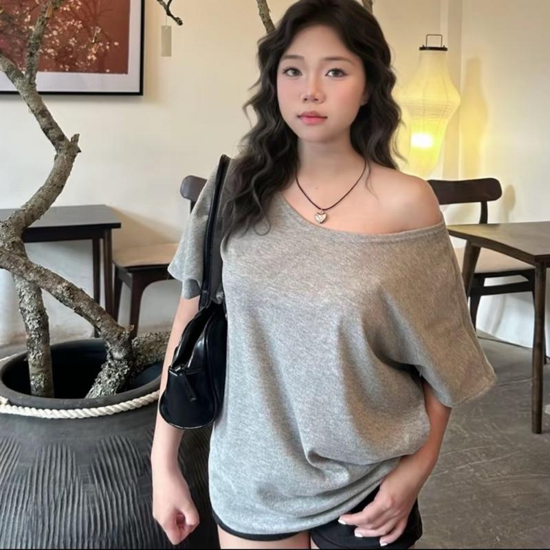 ÁO LỆCH VAI- ALV450- 3 MÀU lệch vai co giãn 55-100kg chất ZIP mặc dc nhiều kiểu