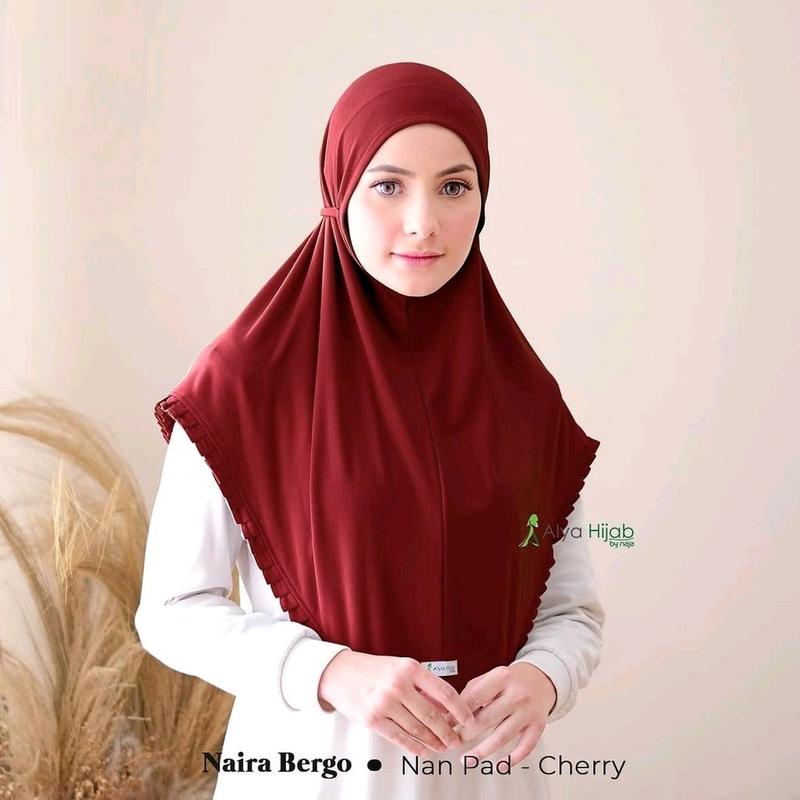 Jilbab Instan Bergo Naira Rempel Jersey Premium Good Jersey Terbaru 6