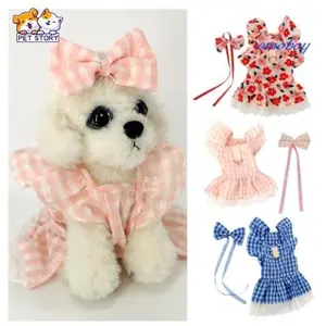 Baju Hewan Peliharaan Terlucu | Dress Kucing Anjing Kelinci Bahan Katun | Bourges Series | Size XS-XXL | Lucu & Murah