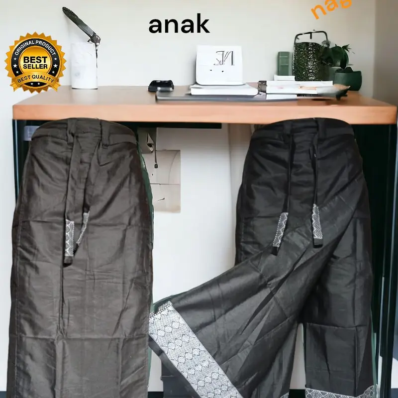 Sarung Celana Muslim Pria Dewasa Anak Model Sirwal Motif Sabuk Naga - Polos Songket Sabuk Corak 1
