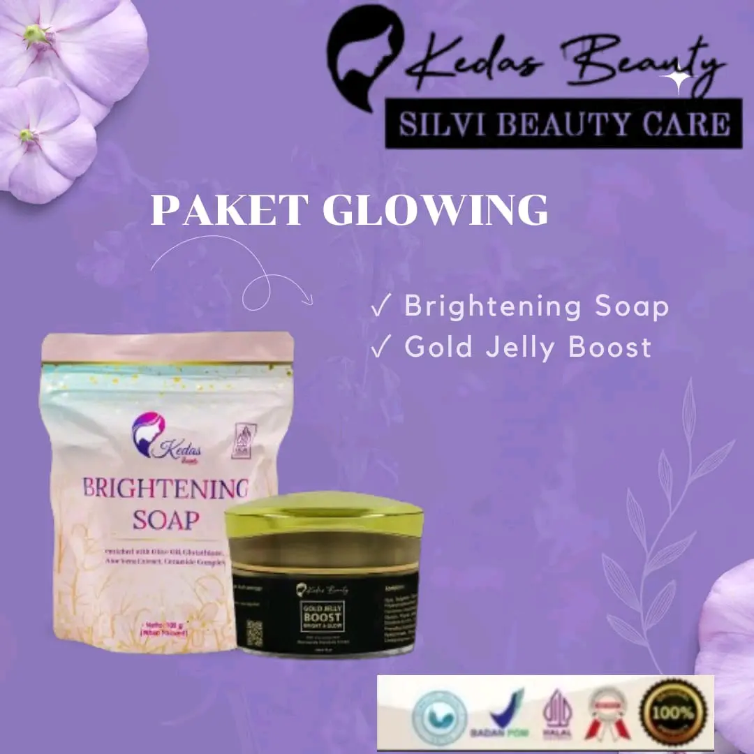 PAKET WAJAH SABUN+GOLD JELLY KEDASBEAUTY Mencerahkan
