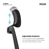 Gambar Pexio Marlo Kursi Kantor Ergonomis Hitam - Hitam dari Pexio Ergonomic Kota Administrasi Jakarta Barat 4 Tokopedia