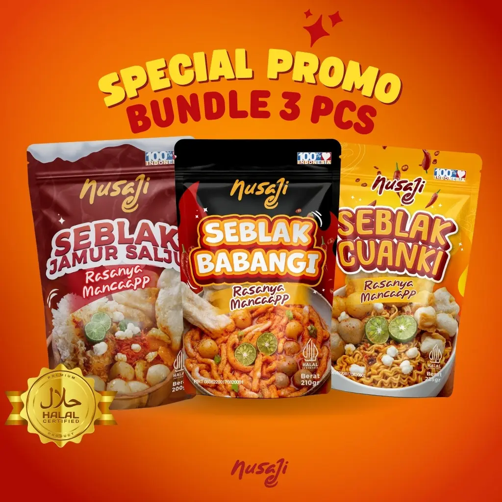 Nusaji Promo Bundle 3 pcs