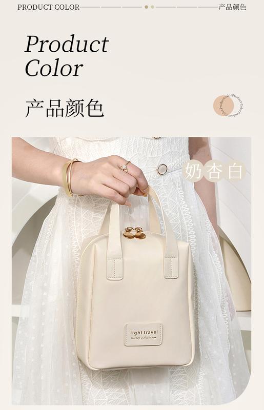 Product Introduction of Túi Đựng Mỹ Phẩm Không Thấm Nước, Dung Tích Lớn, Thiết Kế Vỏ Sò Ưa Nhìn, Cầm Tay, Thích Hợp Cho Du Lịch, Làm Bằng Da PU, Túi Đựng Mỹ Phẩm 18