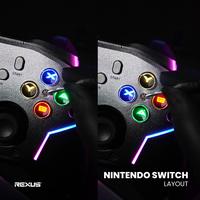 Gambar GAMEPAD WIRELESS REXUS DAXA DYRON AX9 - Hot-Swappable TMR Joystick & Optical Trigger - TMR Blue (540gf) dari Techno Computer Bali Kota Denpasar 4 Tokopedia