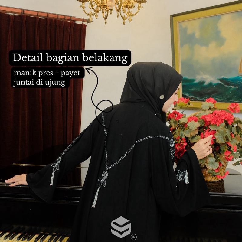 QANITA ABAYA by SYAKILA | ABAYA MESIR LOKAL JATBLACK TERBARU