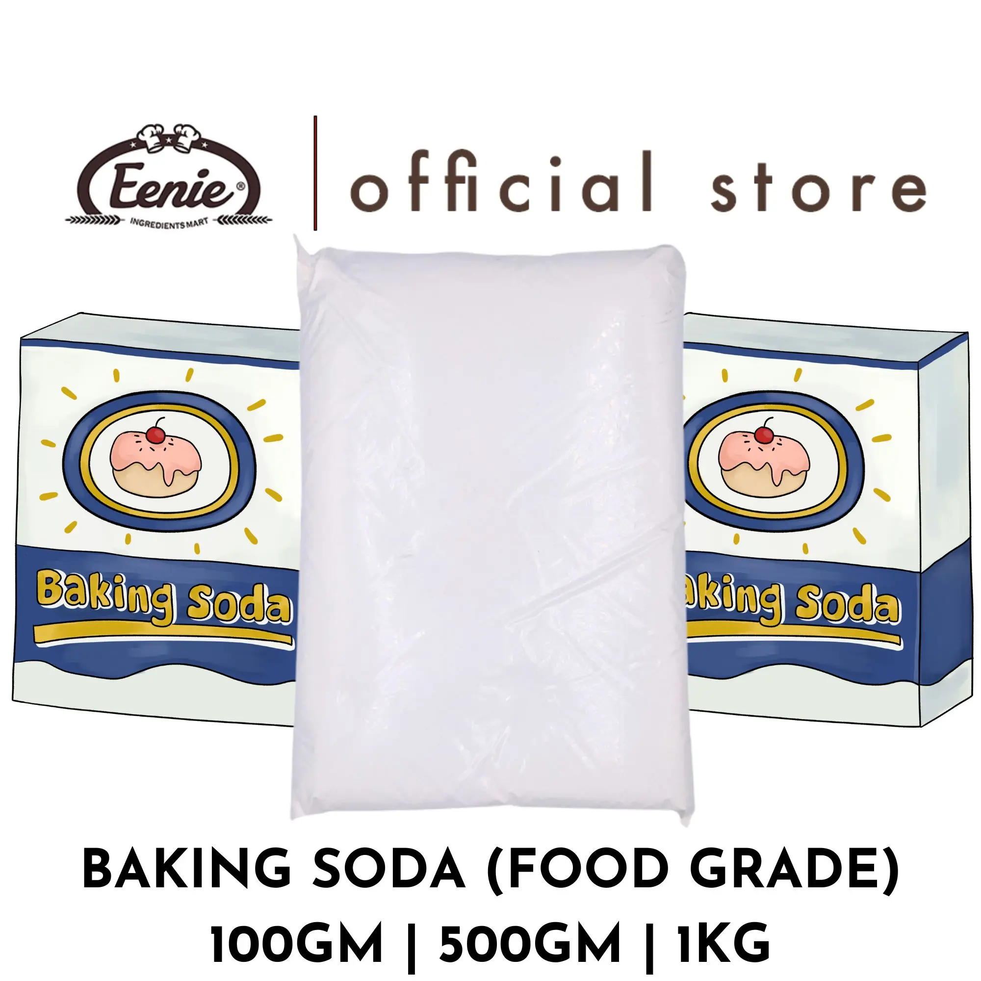 Baking Soda | Sodium Bicarbonate 100g | 500g | 1kg