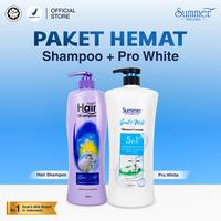Gambar Summer Naturale - Paket Hemat Hair Shampoo 1000ml + Prowhite 1000ml Pump - PAHE 1 dari Summer Naturale Indonesia Kota Medan 1 Tokopedia
