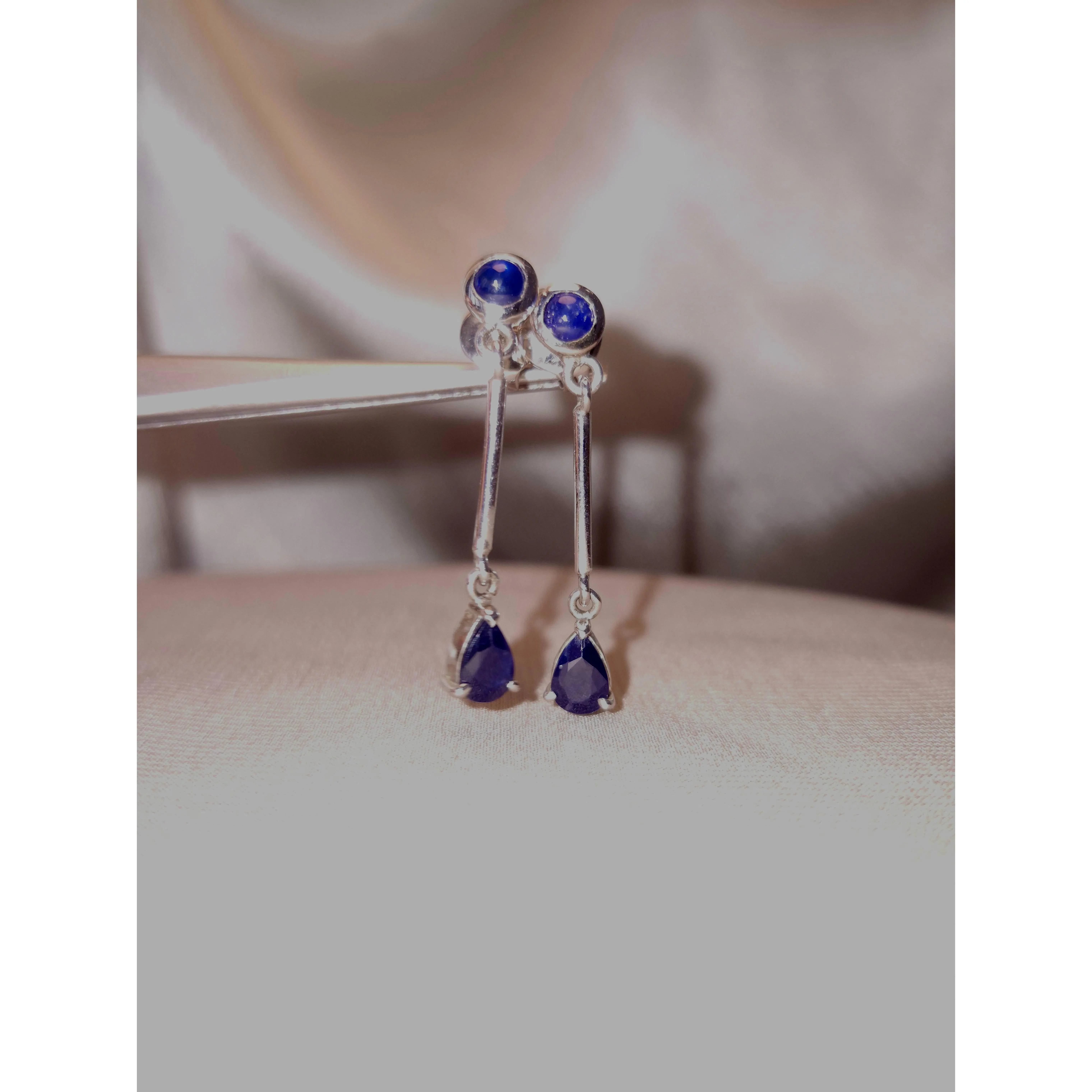Khiards Mystic Pear Drop Earrings