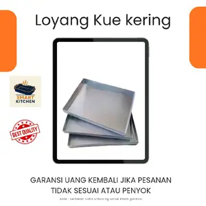 LOYANG KUE KERING OVEN TANGKRING ANTI LENGKET  UKURAN 27X23 .28X24. 30X26. 30X23. 30X30. 28X28.40X30 CM