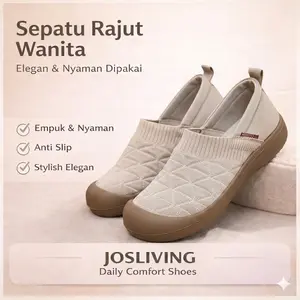 NW067 Sepatu Slip On Wanita Casual