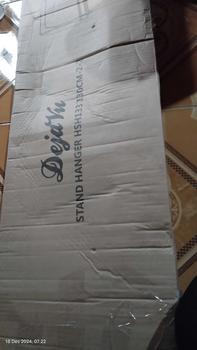 Product Review of Dejavu Gantungan untuk Pakaian Baju Stand Hanger Besi Plastik Rak Pakaian Tempat Sepatu Jemuran Double HSH132 from m**5 0