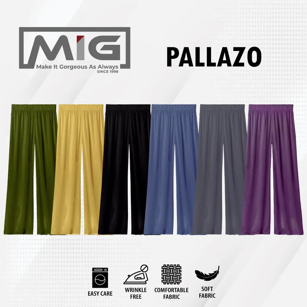 MIG Palazzo Women Slim Fit Tracksuit Track Long Pant