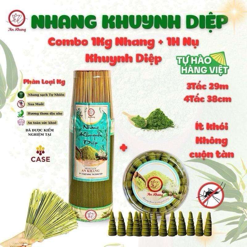 1 Kí Nhang Khuynh Diệp Và 1 Hộp Nụ Khuynh Diệp Thơm Dịu Nhẹ.
