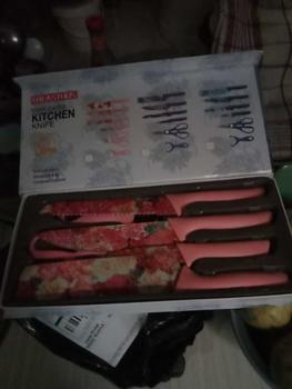 Product Review of Pisau Set 6 Pcs Corak Bunga Bahan Stainless Steel Tajam / Flower Kitchen Knife Set 6 Pcs Premium/ Pisau Serbaguna/ Set Pisau Dapur Murah / Pisau Dapur Lengkap 6Pcs Kitchenware from s**i I**i 0