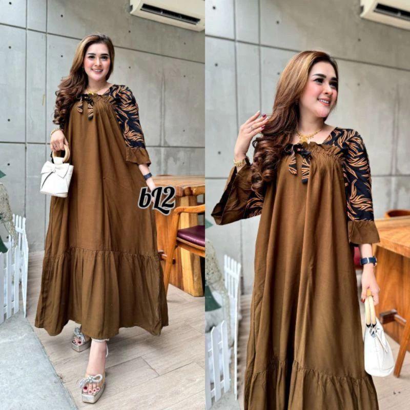 Dress Fuji Busui Jumbo Ld120 Pb130 Motif Kekinian