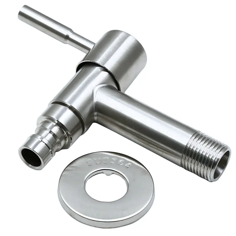Kran Taman Kran Shower Panjang Stainless Kran Kamar Mandi JS-49 karet 7