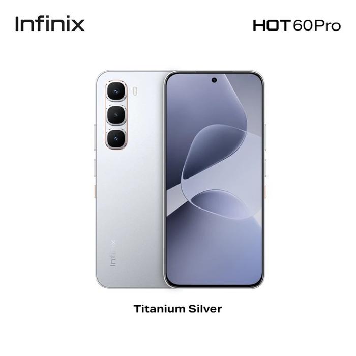 Gambar INFINIX HOT 60 PRO 8GB 256GB TITANIUM SILVER- GARANSI RESMI 1 TAHUN dari Optima Tech Kota Bekasi Tokopedia