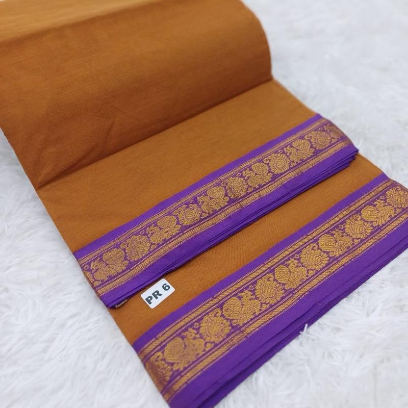 PURE COTTON SAREE WITHOUT BLOUSE BATCH PR 3
