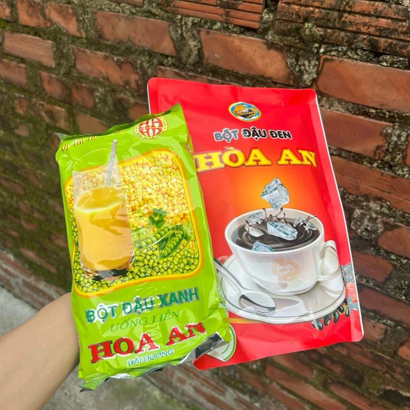 Combo 2 gói bột đậu xanh hoa an + đậu đen hoà an