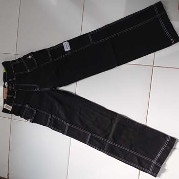 Product Review of HANDS UP - JINISO Cargo Baggy Celana Jeans Wanita Highwaist from n**2 3