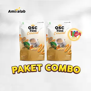 [BPOM] Paket Hemat Free Tumblr 2 Pouch QSC Female Rasa Caramel Lancarkan Siklus Wanita Halal & BPOM