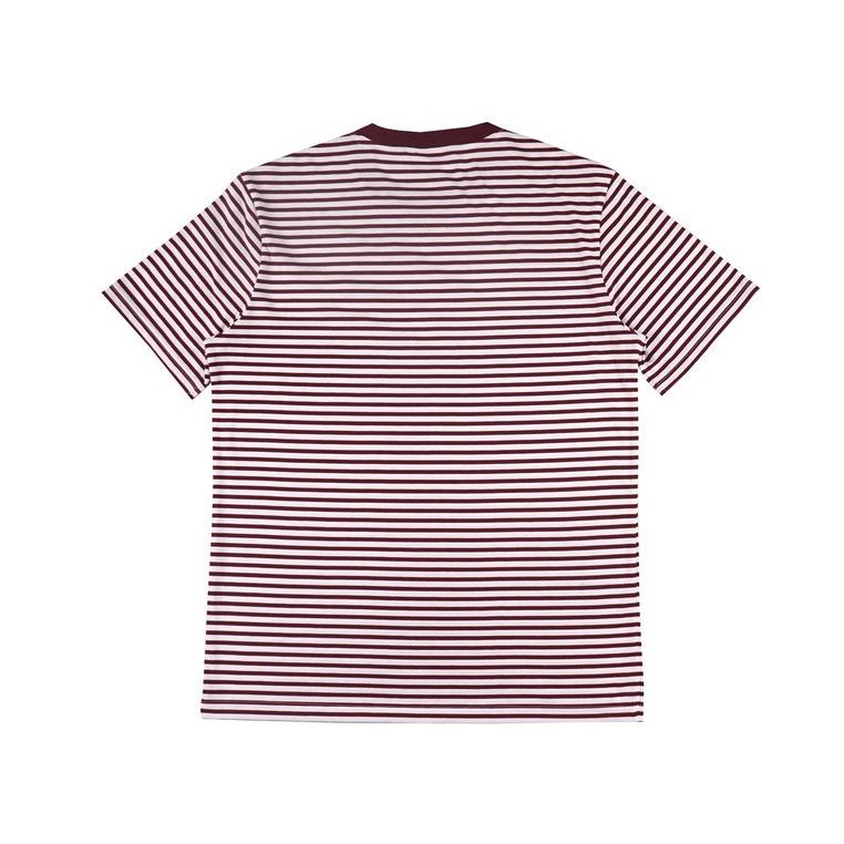 Greenlight Essential Men's Stripe T-Shirt Short Sleeve Regular Fit Cotton Detroit I22102412 1