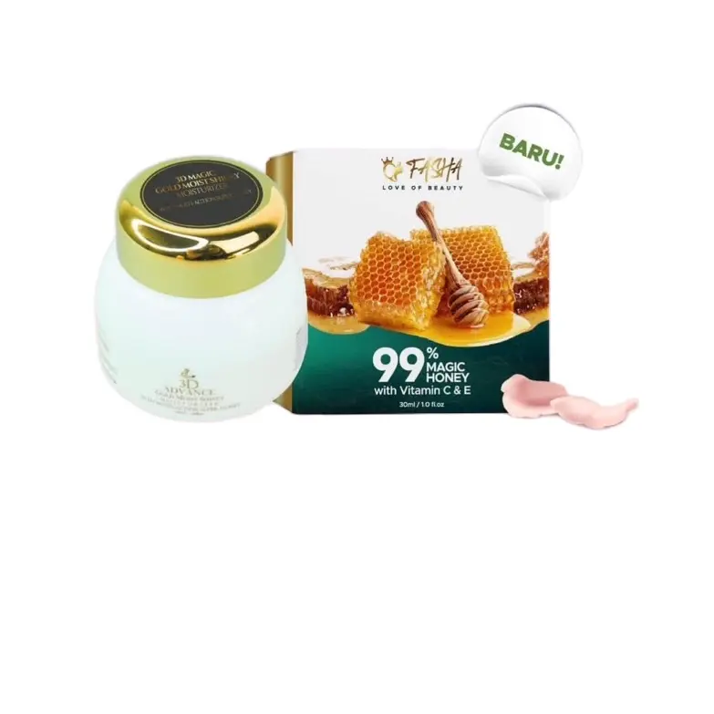 FASHA 3D Advance Gold Moist Shiney Skincare Comfort Glowing Moisturizers Moisture Acne Sensitive