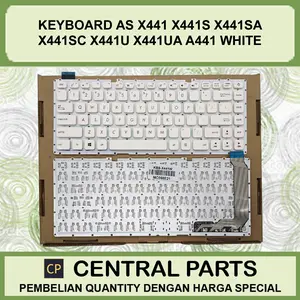 Keyboard untuk Asus X441 X441SC X441U X441SA X441S A441 A441U X441UA PUTIH