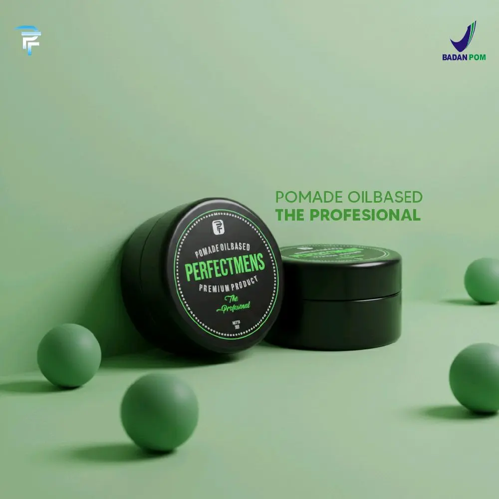 Perfectmens Pomade Oil Based The Profesional – Styling Rambut Pria Premium