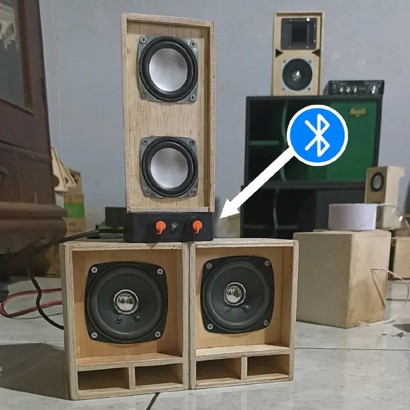 paket miniatur sound system siap bunyi 3 in blotooth 0