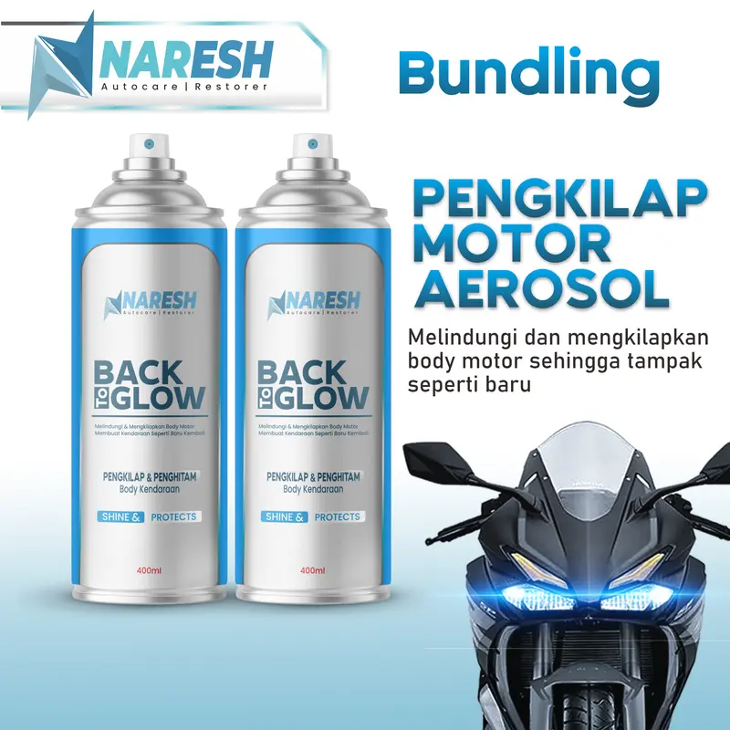 Naresh - Restorer Pengkilap dan  Body  Dan Mobil Permanen 2PCS Baret Bumper Car Kain Kendaraan Paint pewarna penghitam motor penghitam  body  motor 0