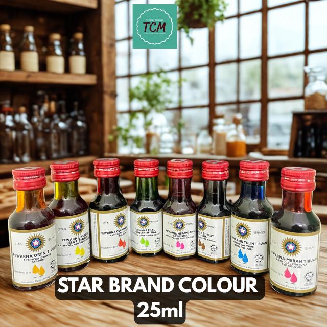 STAR Brand Artificial Colour 25ml/Pewarna Makanan STAR Brand 25ml/Food ...