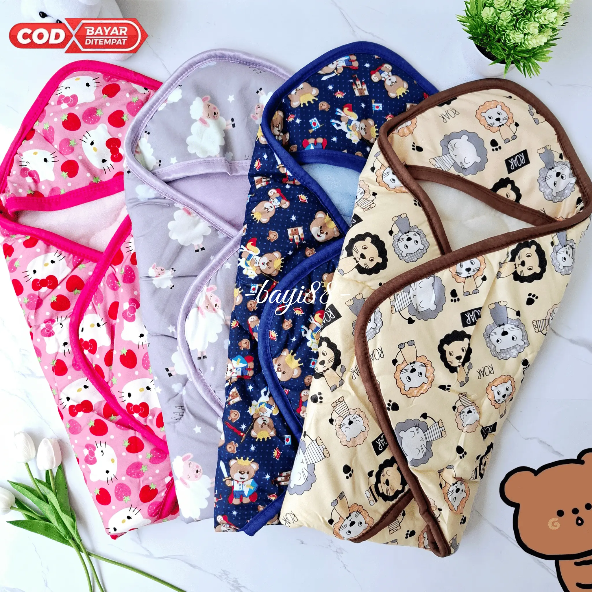 Selimut bayi halus lembut perlengkapan bayi lahir