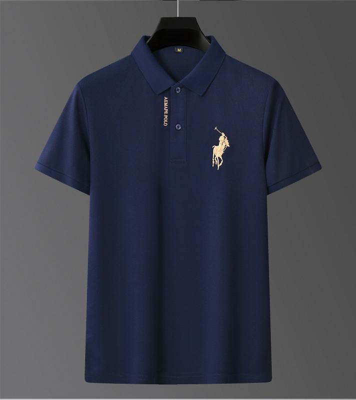 Product Introduction of Home Party Holiday Gift - Men's High End Embroidered Short Sleeve T-Shirt Polo Shirt 8