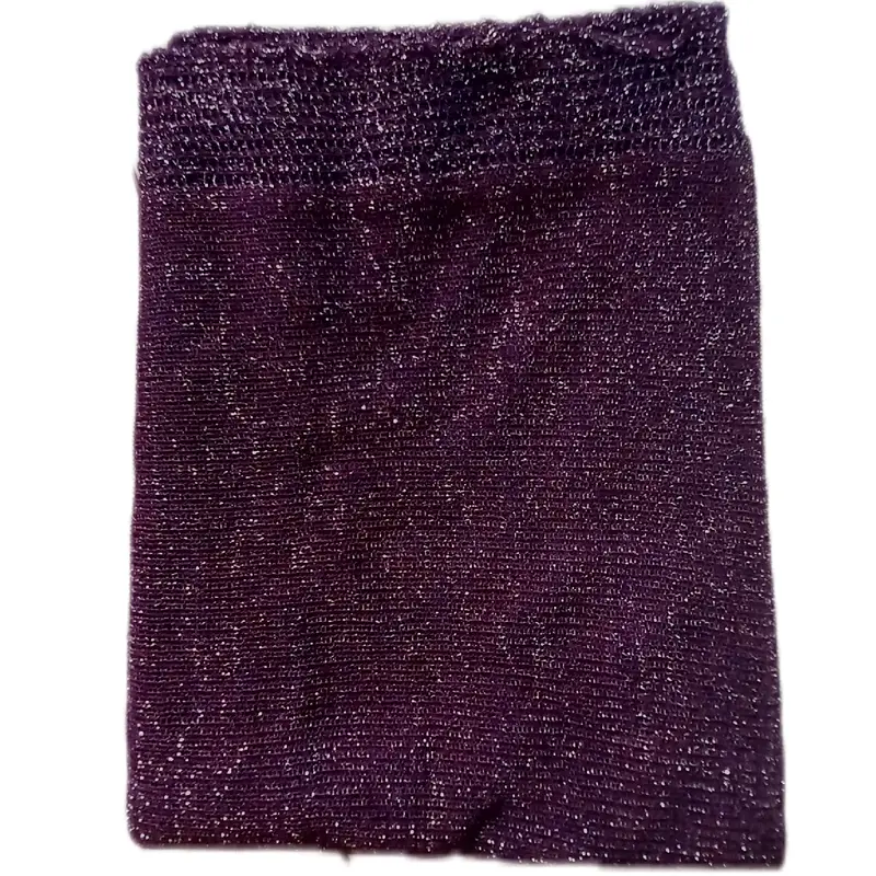 Pashmina rajut pengantin / pashmina rajut gliter / kerudung pernikahan 4