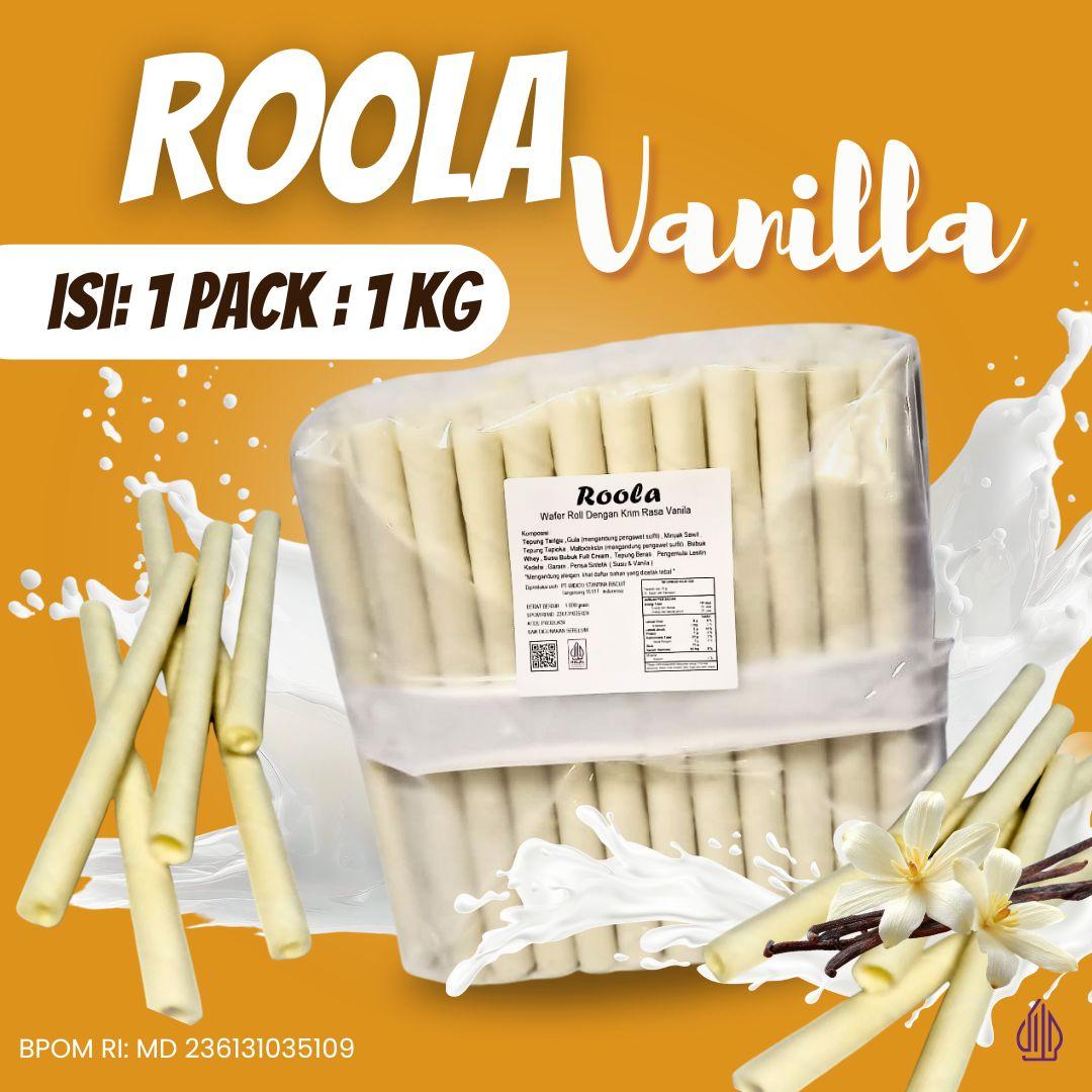 Astor Roola Astor Premium 1 kg Rasa Vanilla Renyah Enak dan Lezat Cocok untuk Dikonsumsi Kapan Saja Kemasan 1 Kg Isi Lebih Banyak