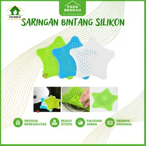 Saringan Penutup Lubang Ledeng Sink Tempat Cuci Piring Wastafel SIlikon