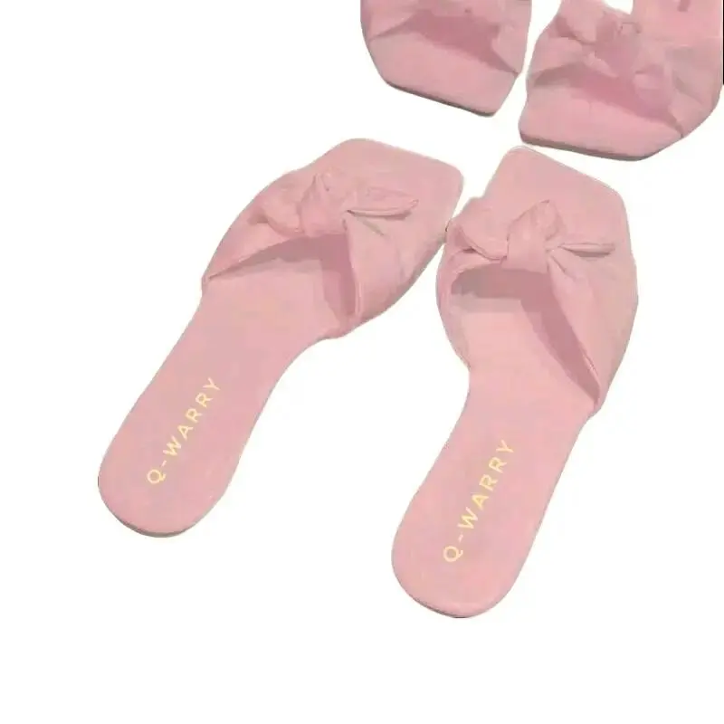 Q-WARRY STORE " FINNA " Sendal teplek wanita kekinian elegat style anti slip Sandal Cewek Jepit 2