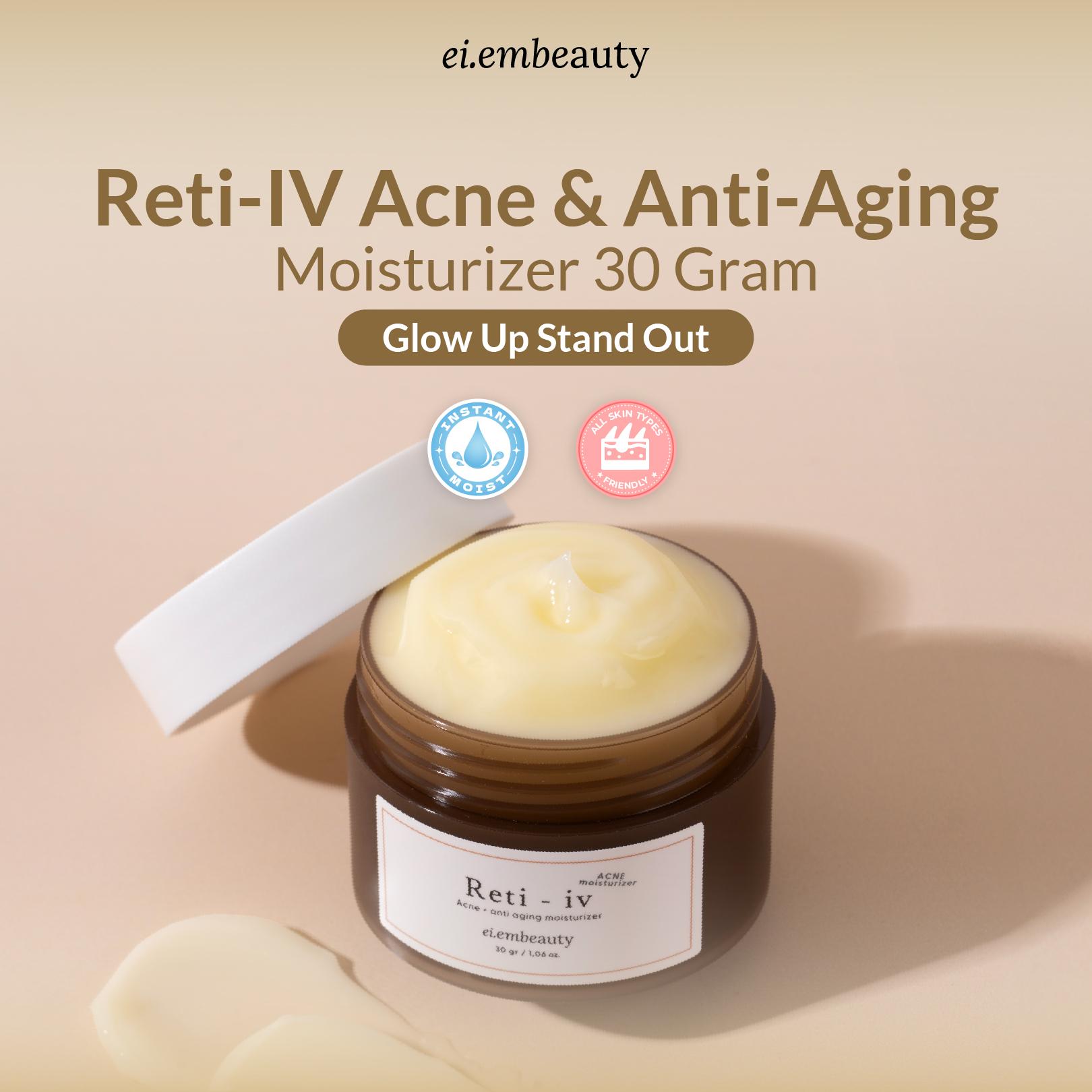 [1 PCS 30 GRAM] EIEM BEAUTY Moisturizer 30gr Varian / Cera x Cica Moisturizer / Reti-iv Moisturizer / Glow B3+ Brightening Moisturizer / Water Bank (MUGWORT EDITION) Moisture Gel