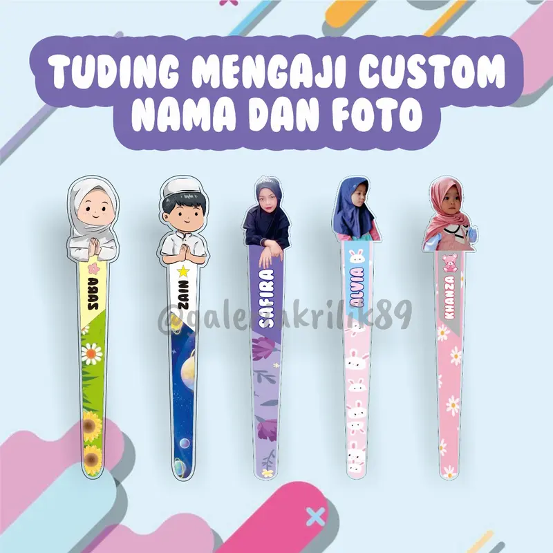 Telunjuk Ngaji / Tuding Ngaji Custom Nama dan Foto 0