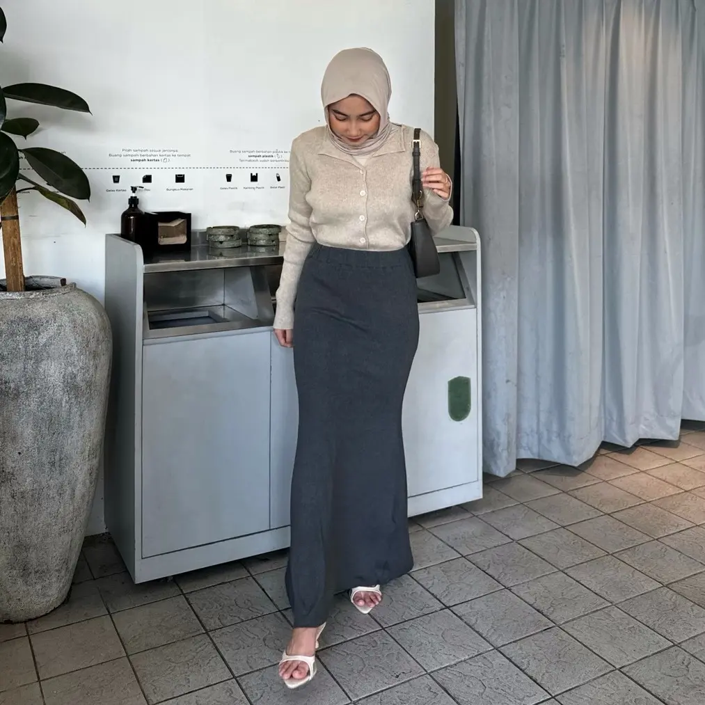 LURE -  MERMAID SKIRT by Leody | (Kode 639) Rok Bawahan Wanita Rib Knit Duyung