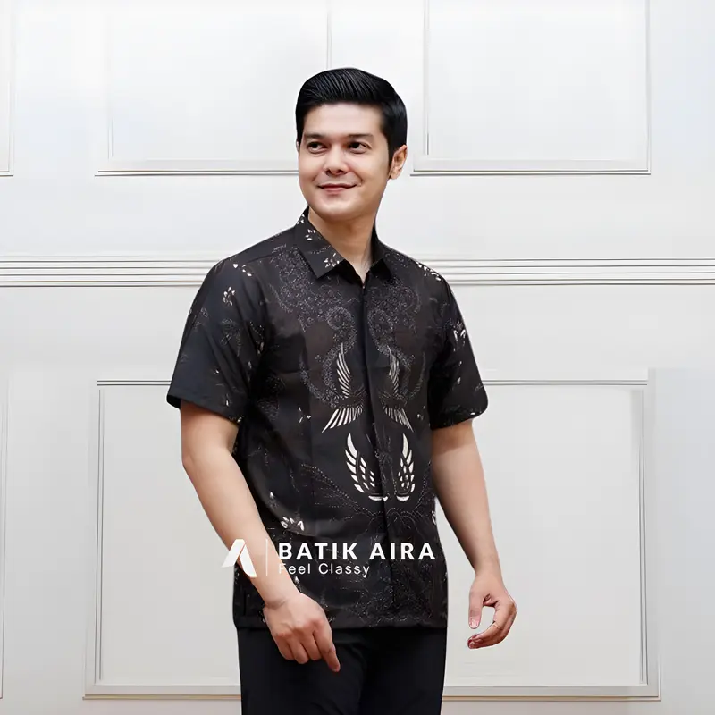 Kemeja Batik Pria batik premium lengan panjang terbaru 2024 cowok batik pria pendek anak laki Hem 0