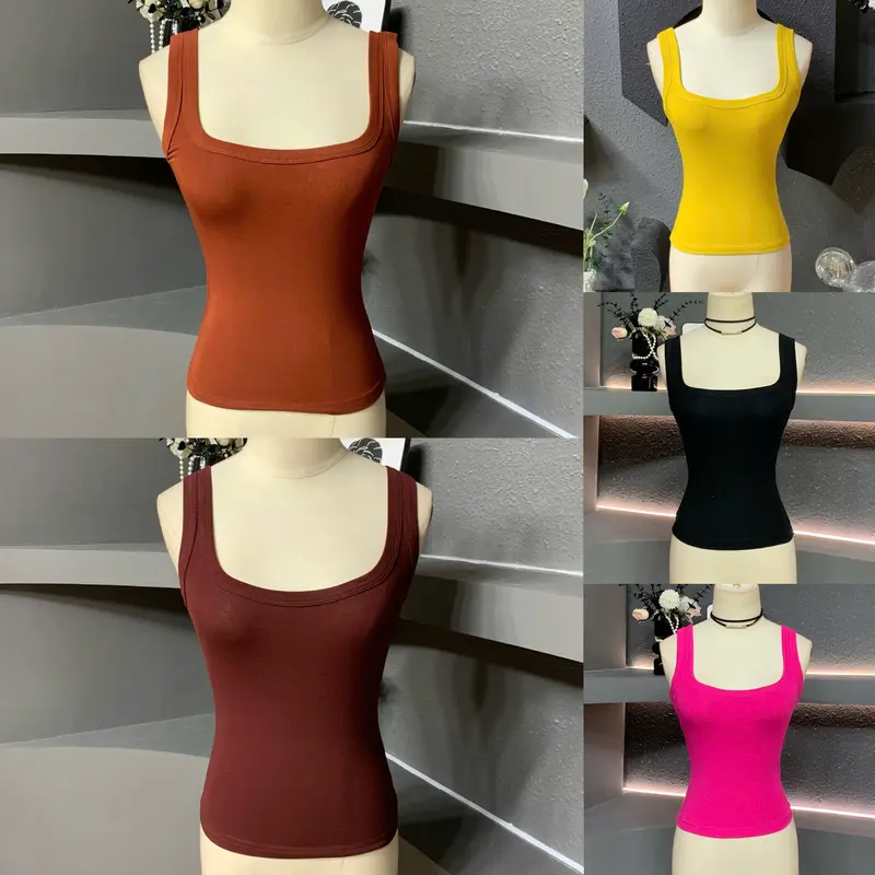 Áo thun sát nách 2 dây bản to 0