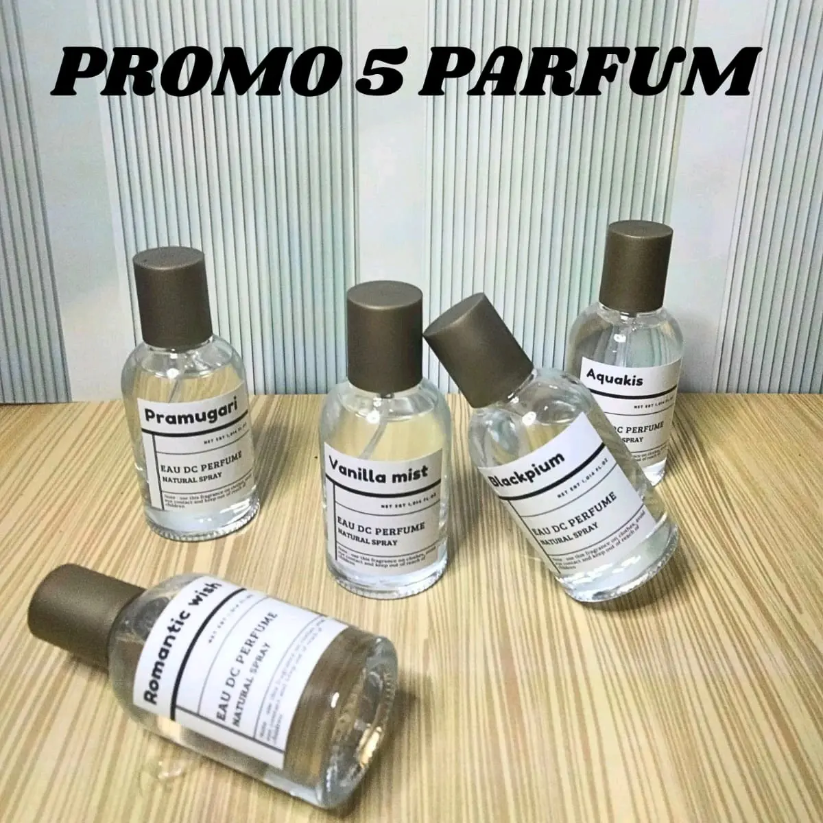 (Best seller) promo 5 parfum pria wanita 35 ml tahan lama