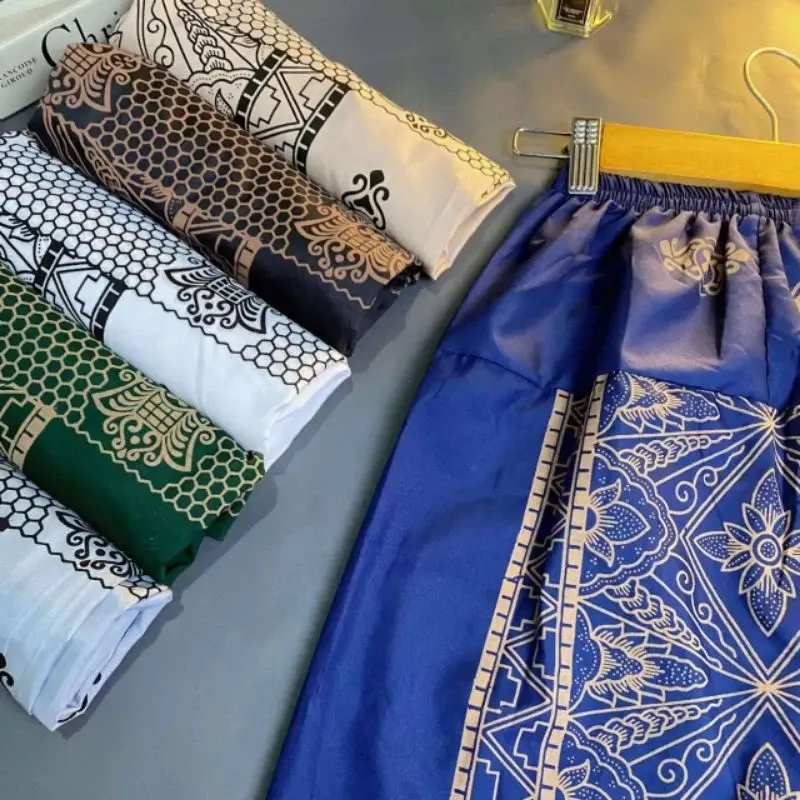 Sarung Instan Anak Usia 3-11 Tahun Motif Sarwon Batik Katun Kolor Karet