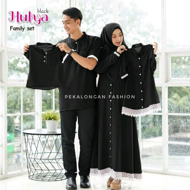 Sarimbit Keluarga Muslim Couple Gamis Ibu dan Anak Sarimbit Lebaran Terbaru Couple Koko Ayah dan Anak Baju Couple Lebaran 2025  Elegan 6