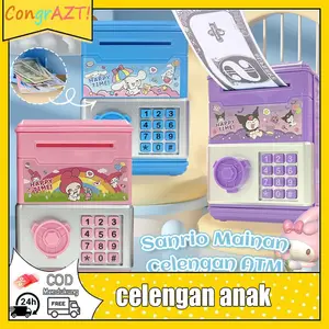 Store Mainan Celengan Brankas Tabungan Atm Anak Kartun Dengan Password